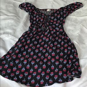 Black Floral Dress